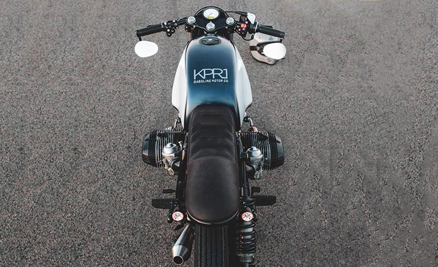 The BMW R65 Café Racer Build by Gasoline Workshop for Cam Elkins