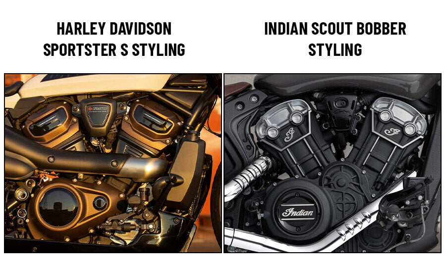 INDIAN SCOUT BOBBER / HARLEY DAVIDSON SPORTSTER S Engines