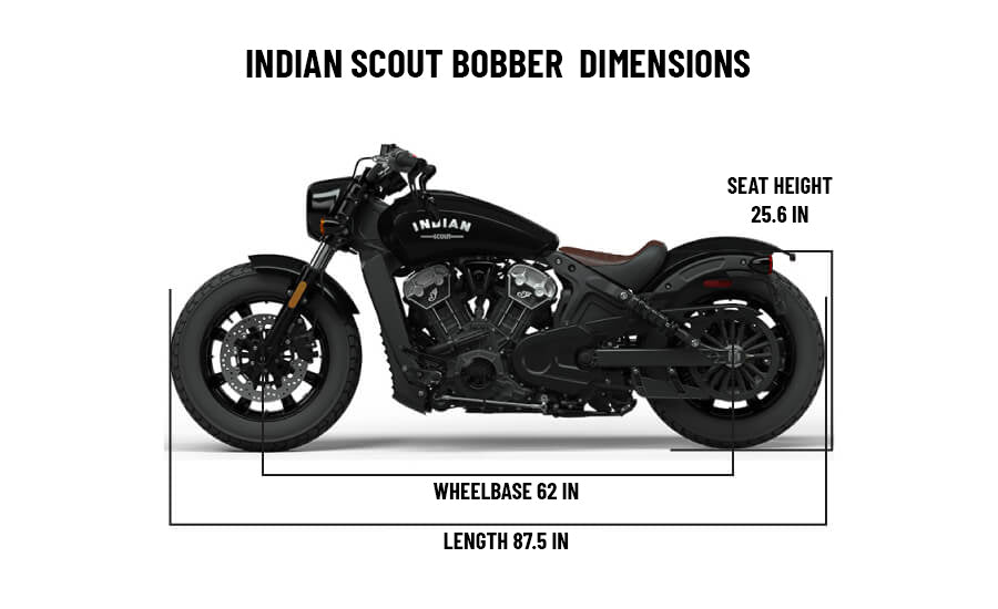 INDIAN SCOUT BOBBER Dimensions