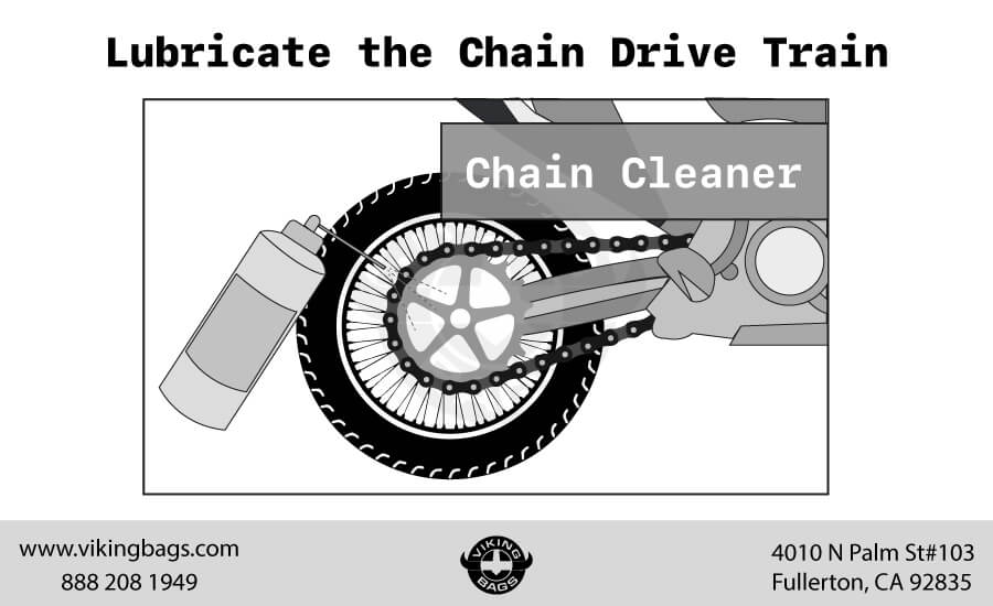 Lubricate the Chain Drive Train