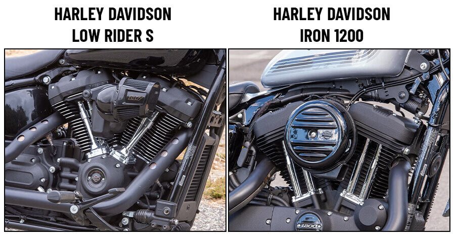 Harley Davidson Low Rider S Vs. Harley Davidson Iron 1200: Engine and Performance