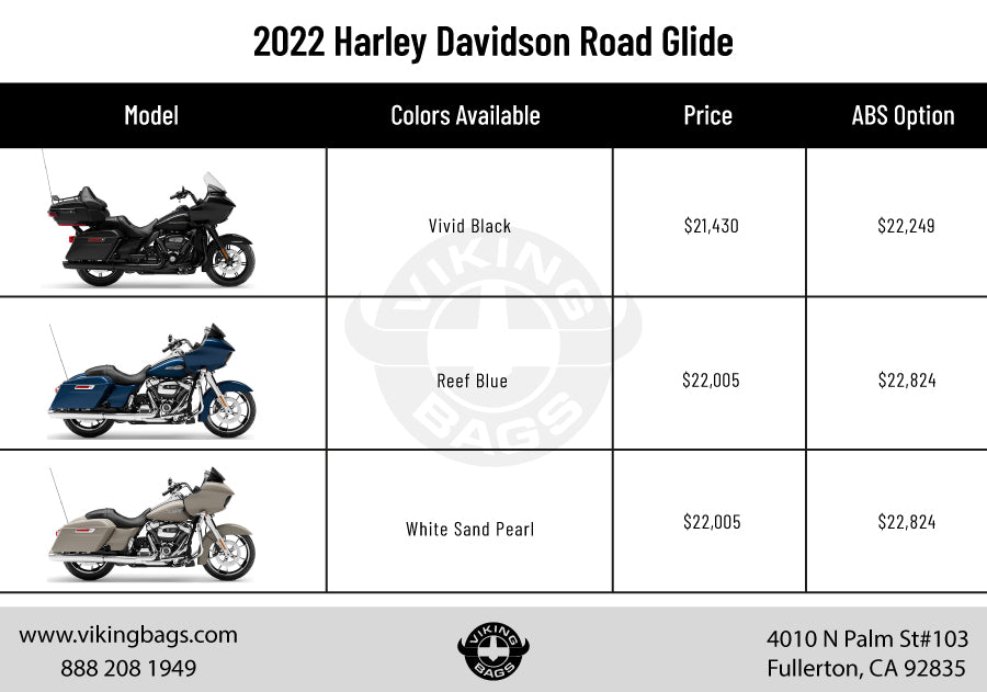 Colors and Cost: Harley Road Glide