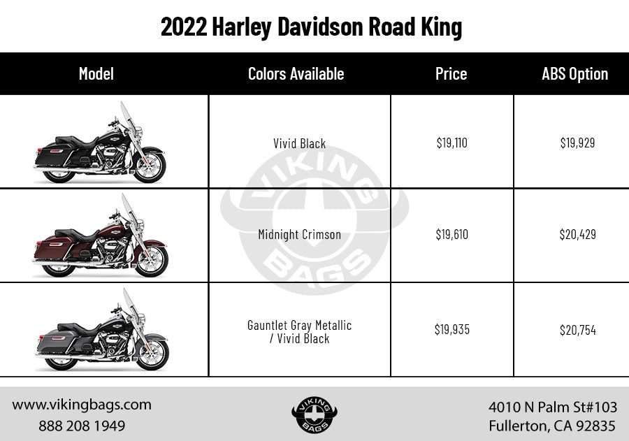 Colors and Cost: Harley Road King