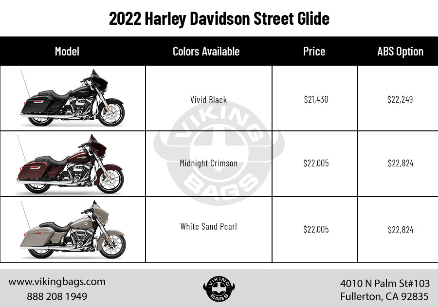 Colors and Cost: Harley Street Glide