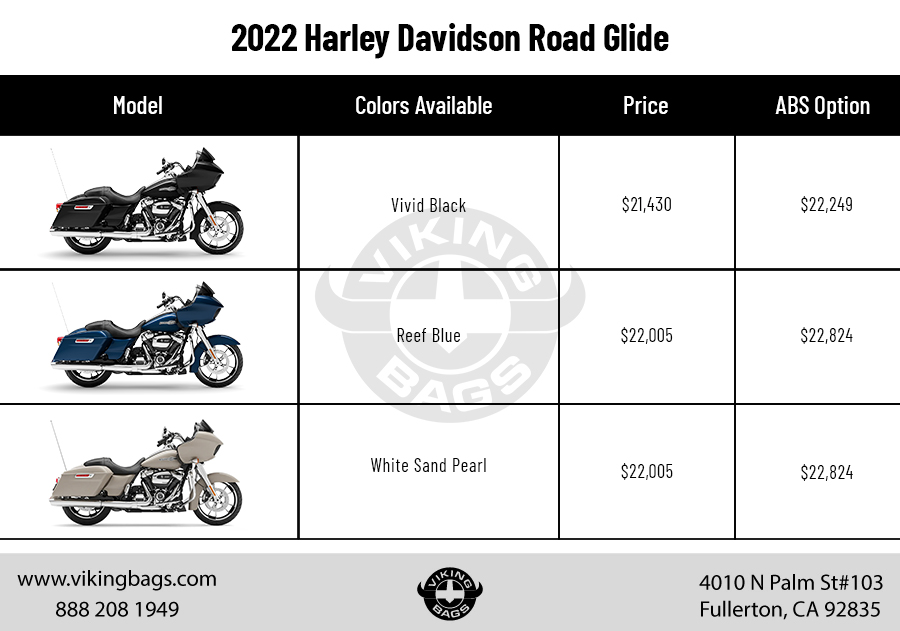 Colors and Cost: Harley Davidson Road Glide Vs. Indian Chieftain
