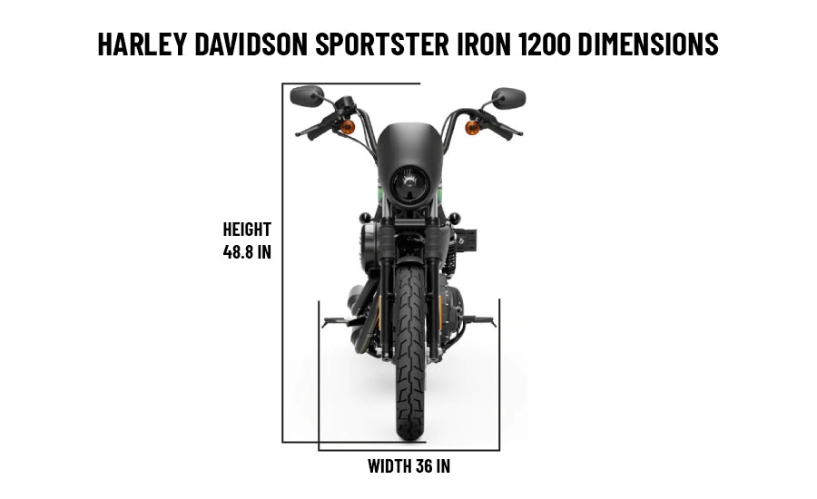 Harley Davidson Iron 1200’s Dimensions(2)
