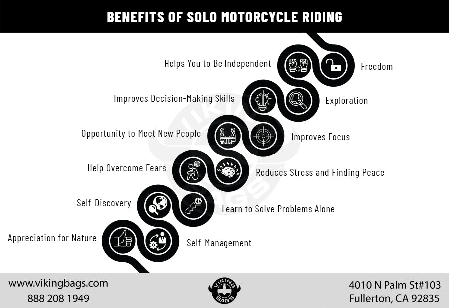 Benefits of Solo Motorcycle Riding