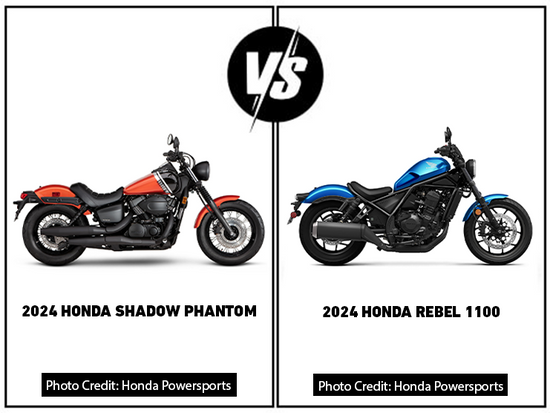 Honda Shadow Phantom Vs Honda Rebel 1100