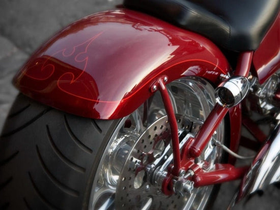 How to Paint a Chrome Motorcycle Fender