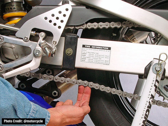 What is the Best Way to Check How Tight a Motorcycle Chain is?