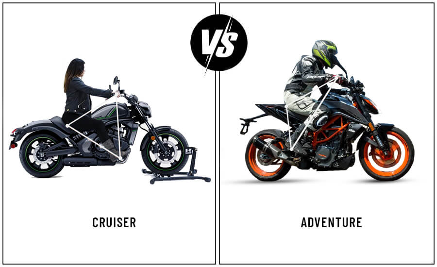 Cruiser vs. Adventure Motorcycle