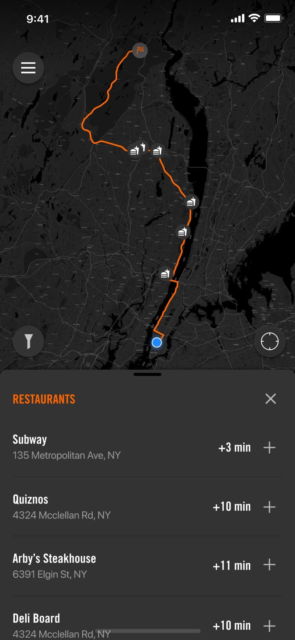 Inserting a Waypoint - Guide to Use Harley Davidson Ride Planner App