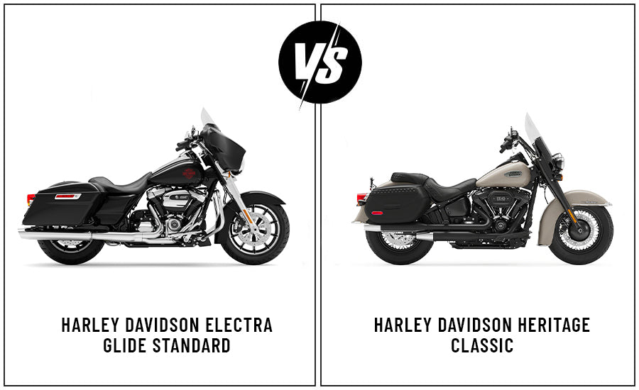 Colors and Cost: Harley Davidson Electra Glide Standard Vs. Harley Davidson Heritage Classic