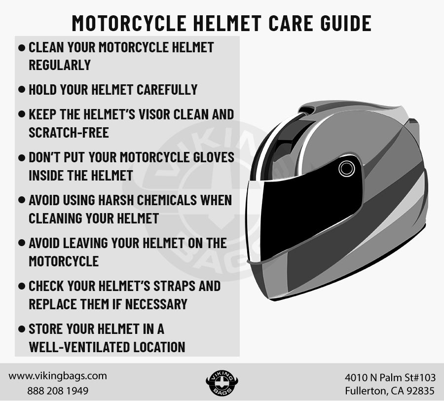 Motorcycle Helmet Care Guide