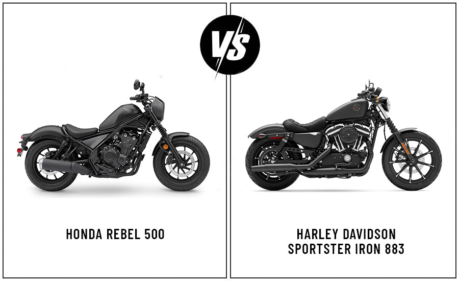 Honda Rebel 500 vs. Harley Davidson Sportster Iron 883: Which is Better?