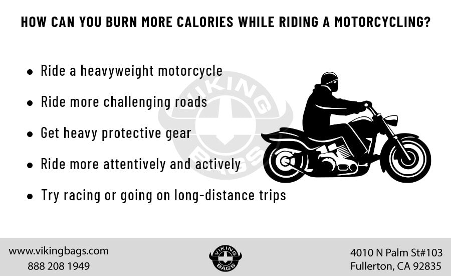 How Can You Burn More Calories While Riding a Motorcycling?