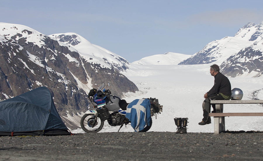 Winter Motorcycle Camping Tips