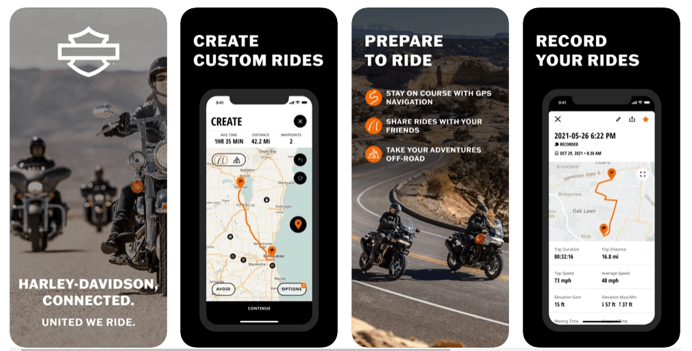 A Motorcyclist’s Guide to Use Harley Davidson Ride Planner App