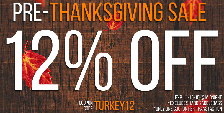 Pre-Thanksgiving Sale – Get 12% Off