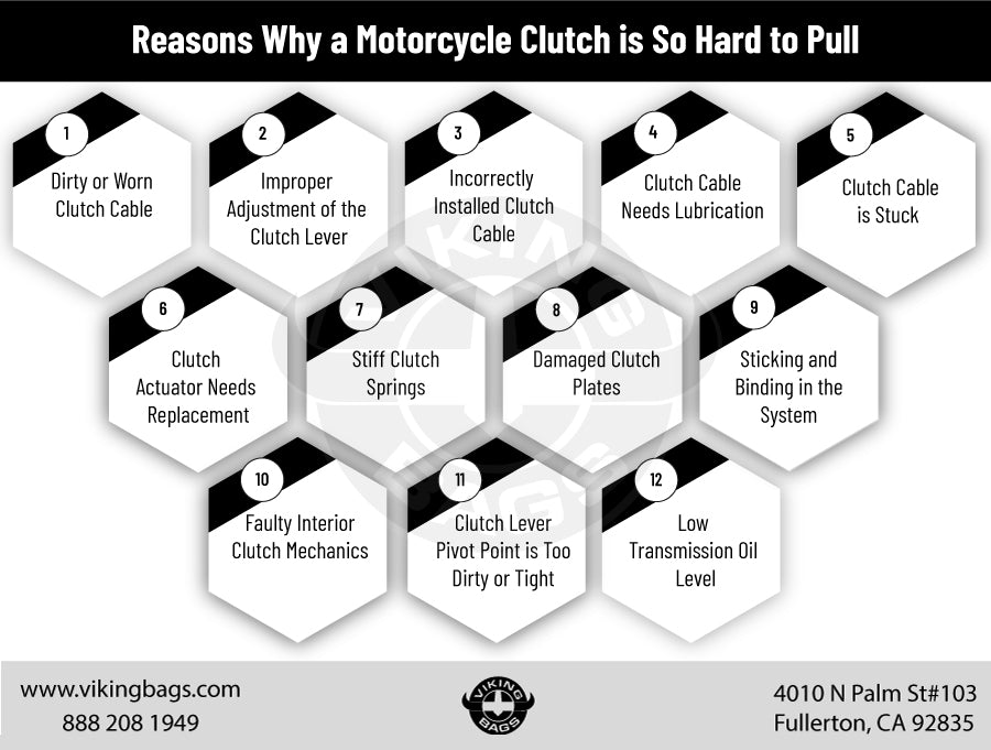 Why is My Motorcycle Clutch So Hard to Pull