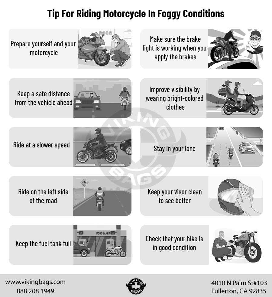 Tips For Riding Motorcycle In Fog Or Foggy Conditions