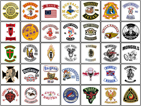 Top 35 Motorcycle Clubs in America & Their Badass Biker Patches