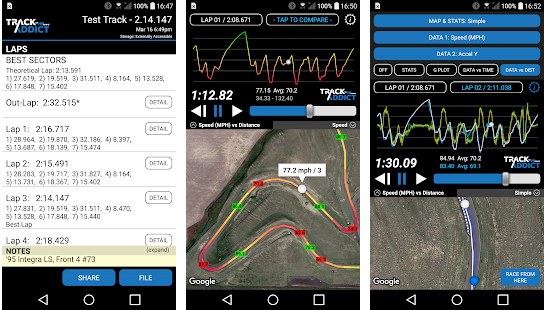 Track Addict Pro - Top 9 Best Motorcycle Lap Timer Apps for Motocross