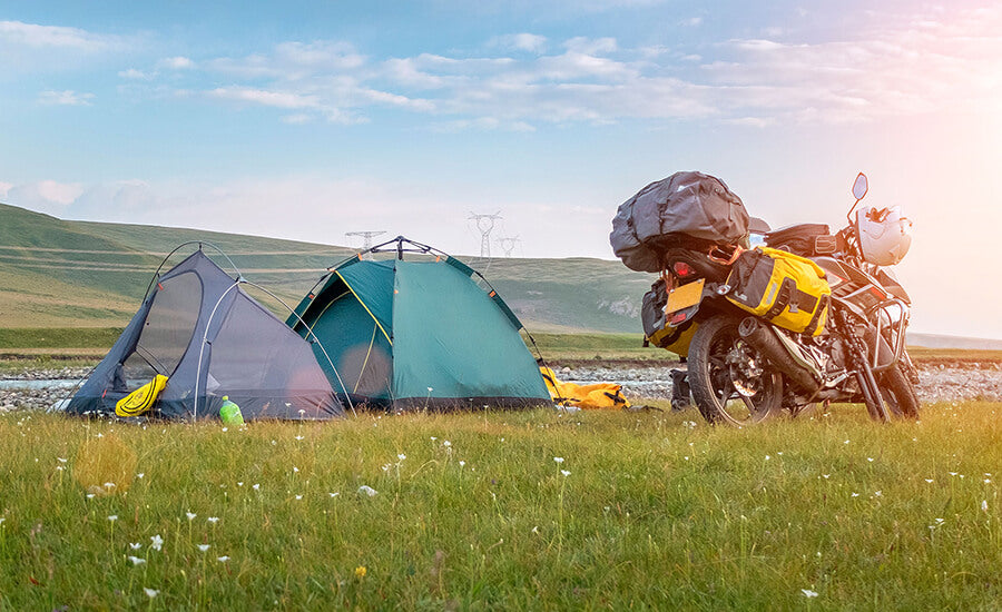 Types of Motorcycle Camping Sites & Setups