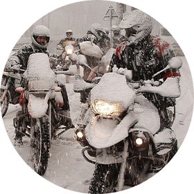 Winter Motorcycle Rides