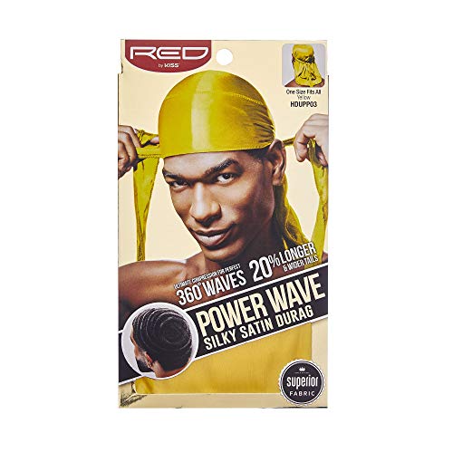 Power Wave Silky Satin Durag - Gold – KISS Colors & Care