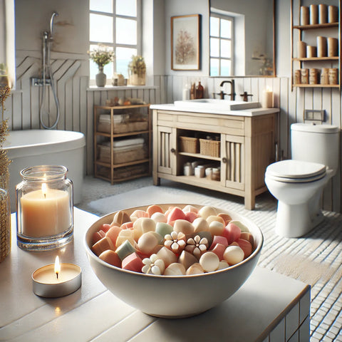 How to Keep the Bathroom Smelling Fresh via preloved wax melts