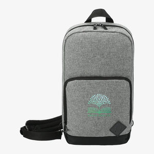 Graphite Deluxe Recycled Sling Backpack - DiscountTees