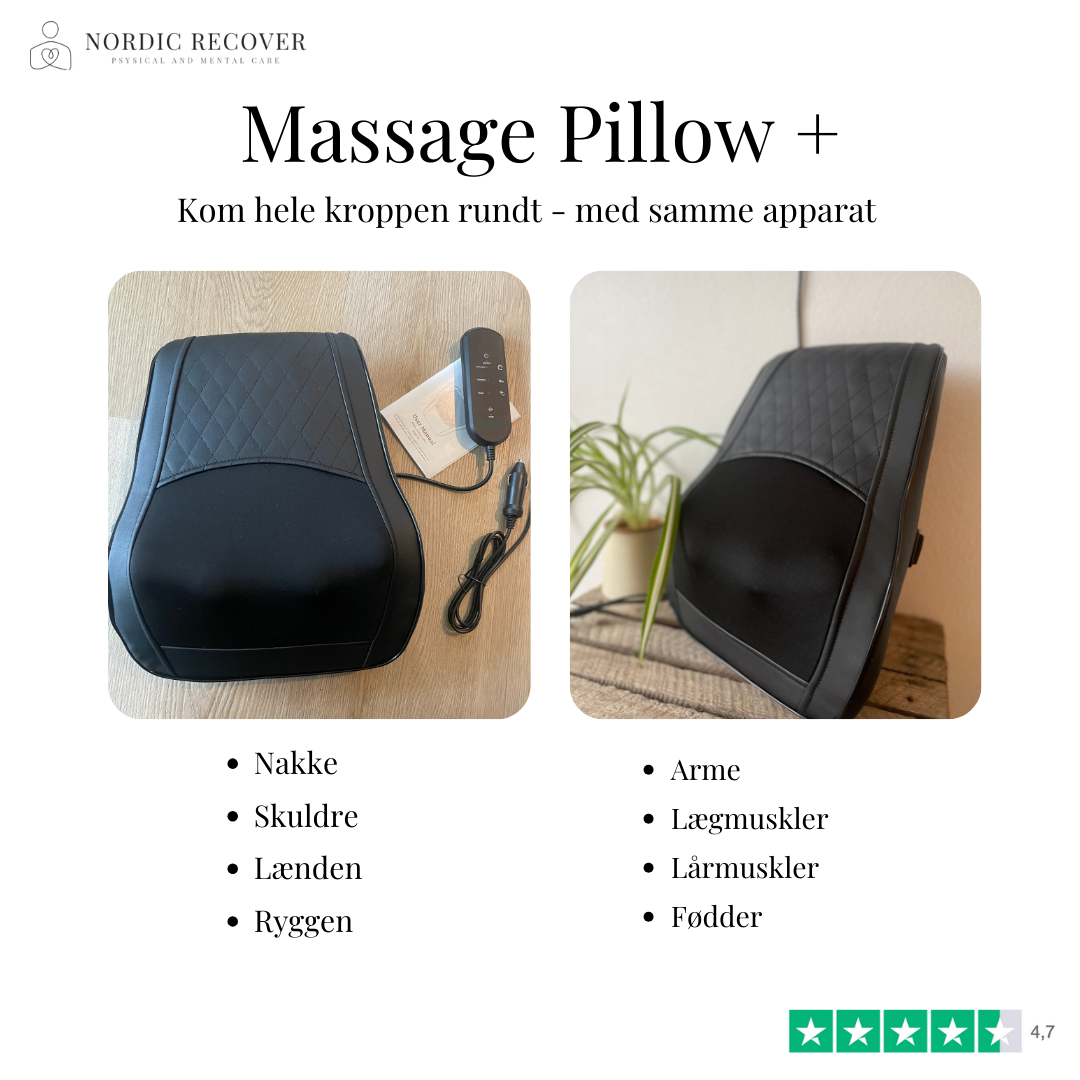 Se Massage Pillow + hos Nordic Recover