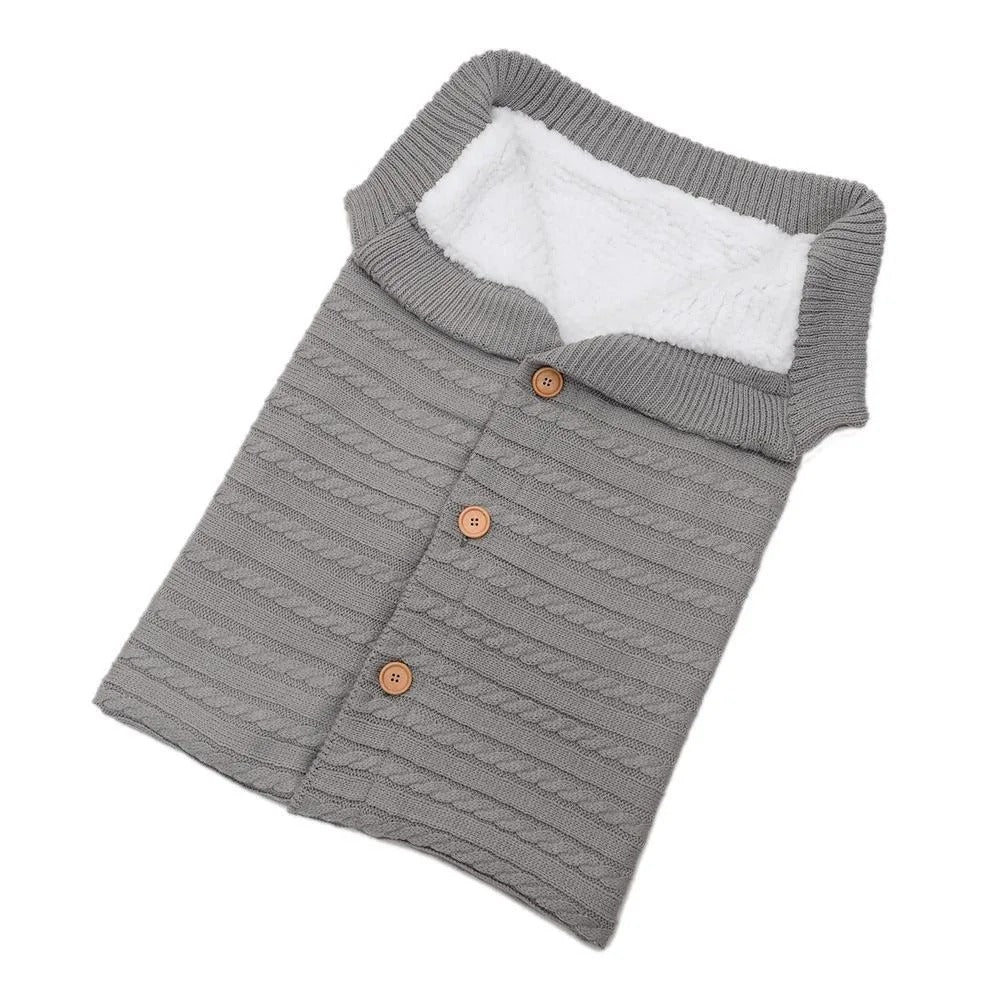Nid-d-ange-gris-polaire-coton-doux-chaud