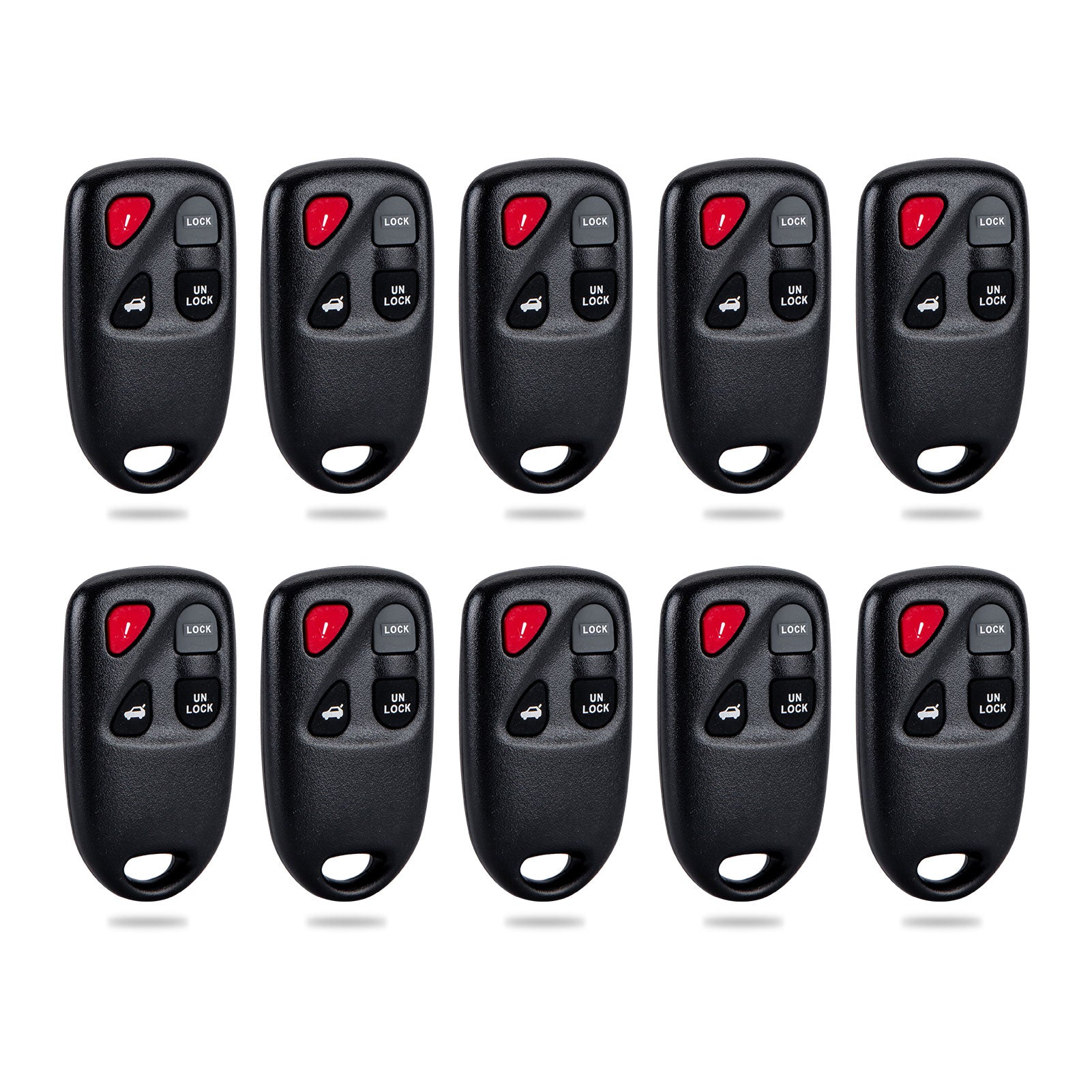 4 Buttons Keyless Entry Remote Control Car Key Fob Clicker for 2003-2005 Mazda 6 Replacment with KPU41805 Model 41805 Wholesale KR-M4RA-10