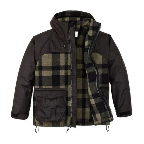 Mackinaw Wool Hunting Jacket. This one will be his new favorite hunting buddy.