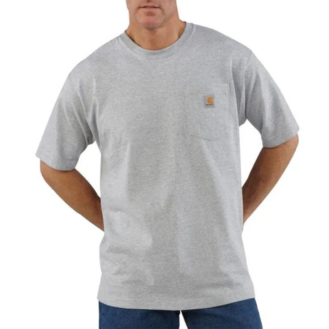 You can’t go wrong with a Carhartt Loose Fit Heavyweight Short Sleeve Pocket T-Shirt.