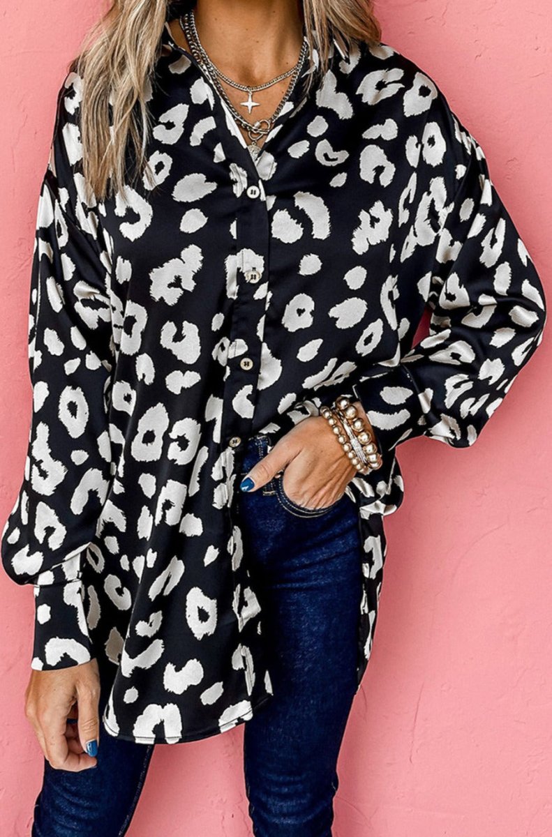 Billede af Ari Leopard Print Tunic Skjorte