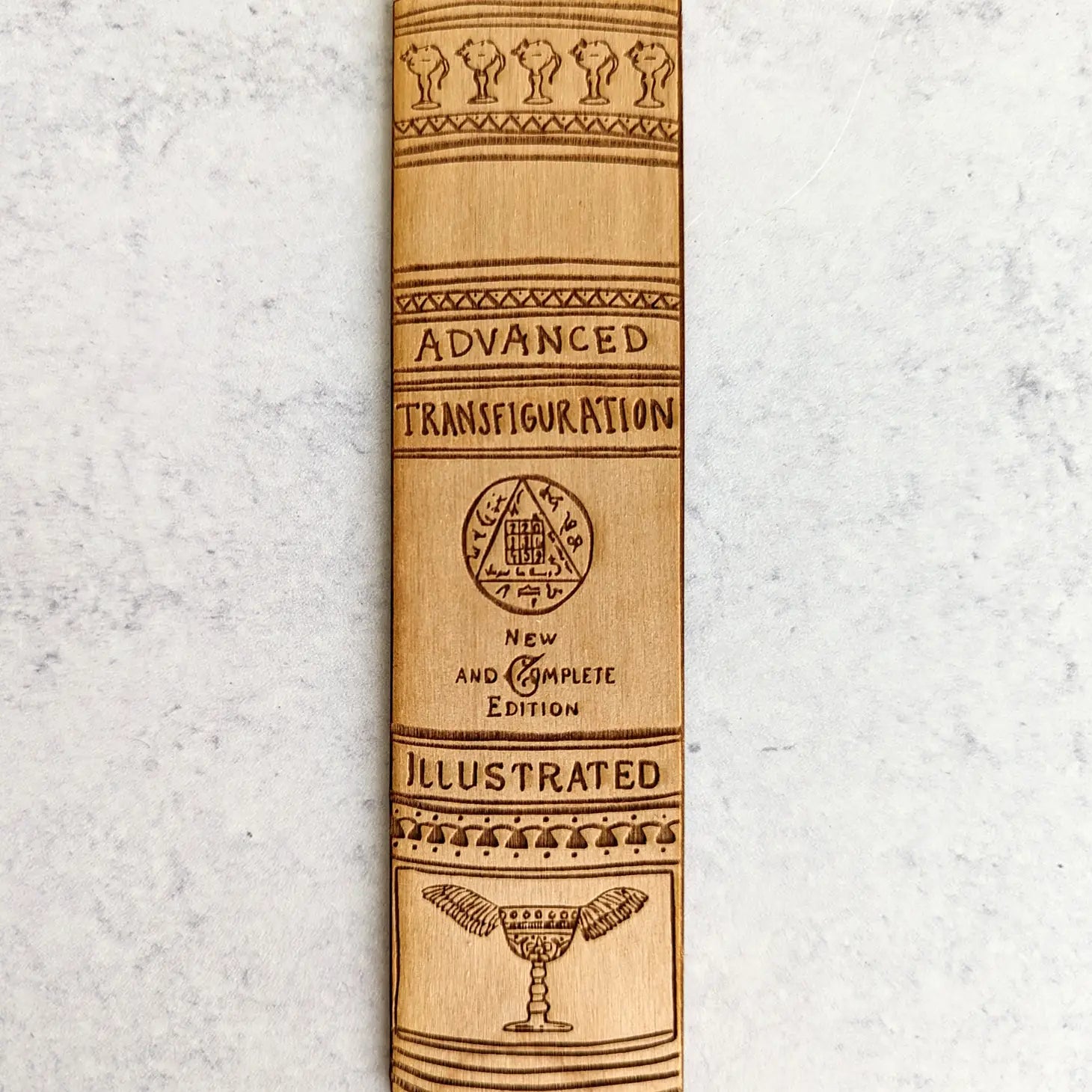 "Advanced Transfiguration" Wooden Bookmark