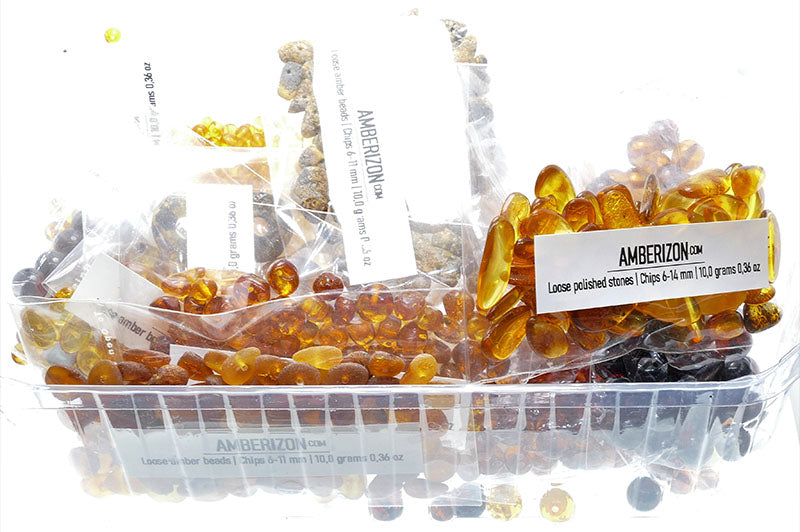 Loose Baltic amber beads wholesale price - Affordable amber beads in bulk