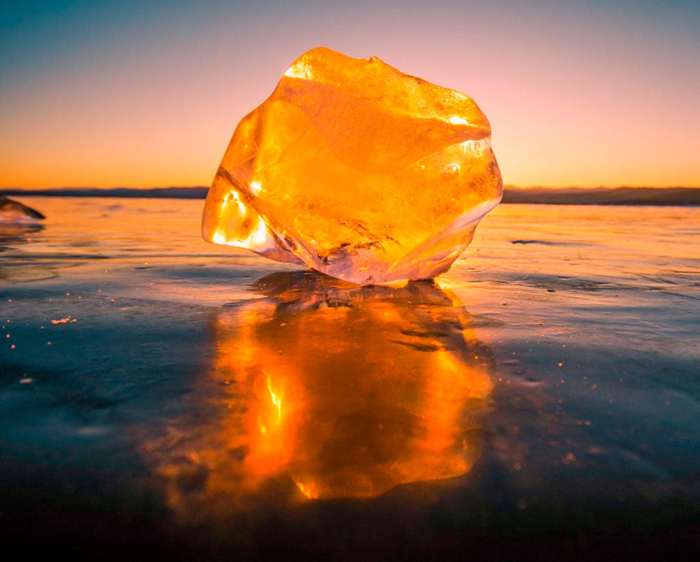 Lithuanian amber gemstone from Baltic sea region