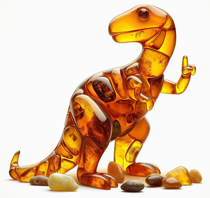 Jurassic Park and Baltic amber