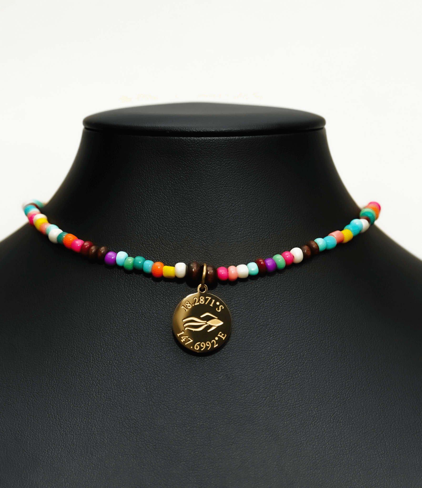 Beaded Mini Lapis Necklace - Jessica Winzelberg