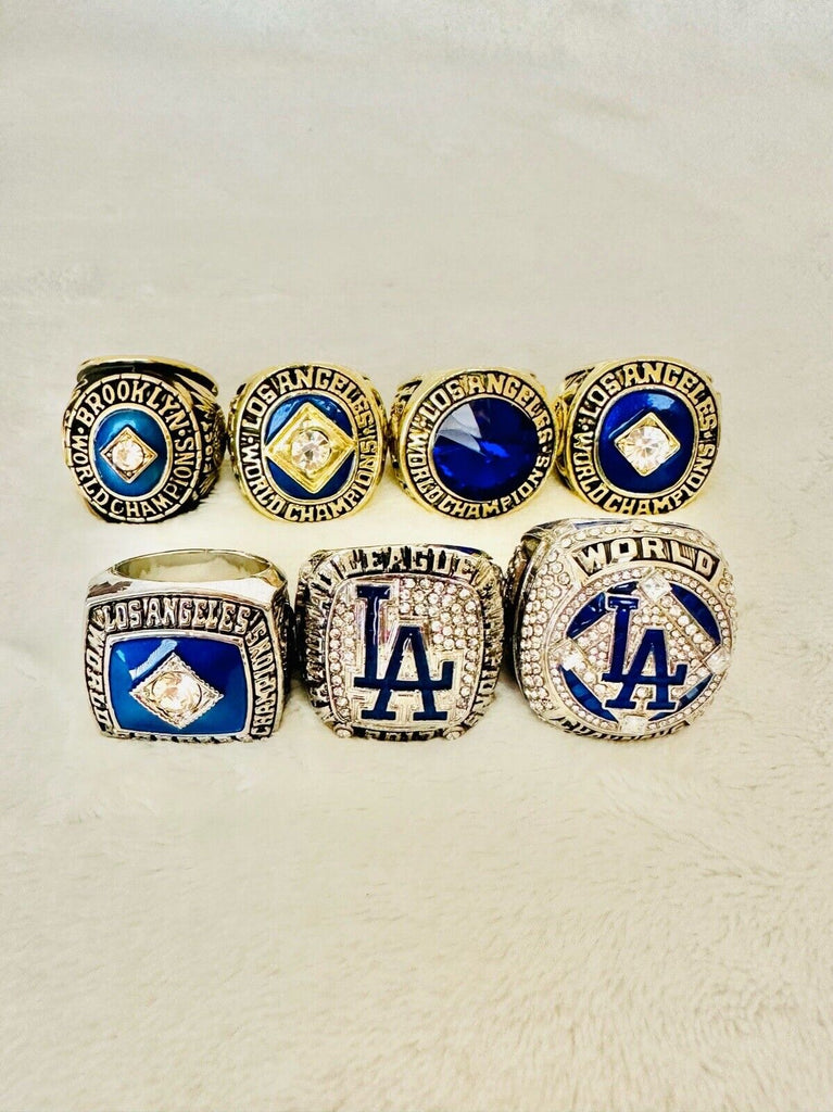 6 Los Angeles Dodgers World Series Rings Set – Championship Rings Store