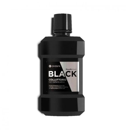 Chogan Black Pearl - Aktivkohle-Mundspülung 250 ml: Für ein strahlendes Lächeln und gesunde Zähne