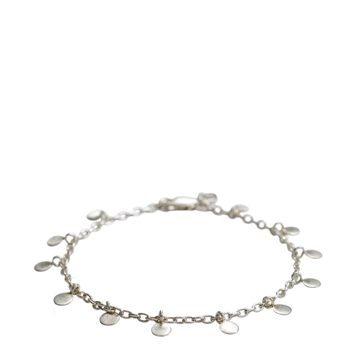 plain silver chain bracelet