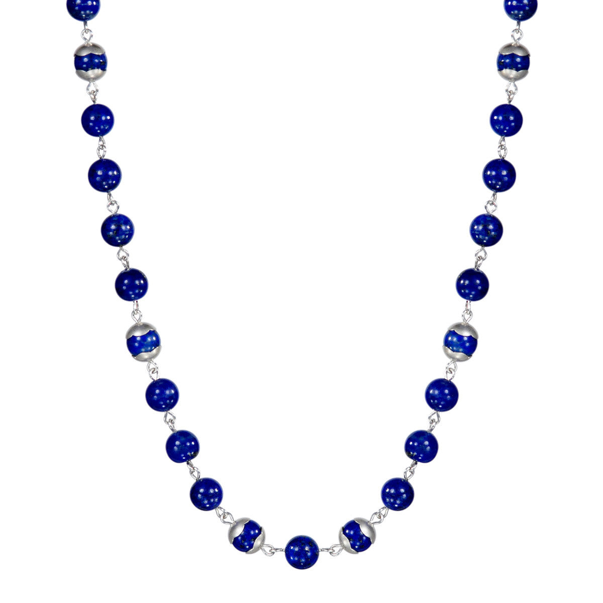 lapis bead necklace