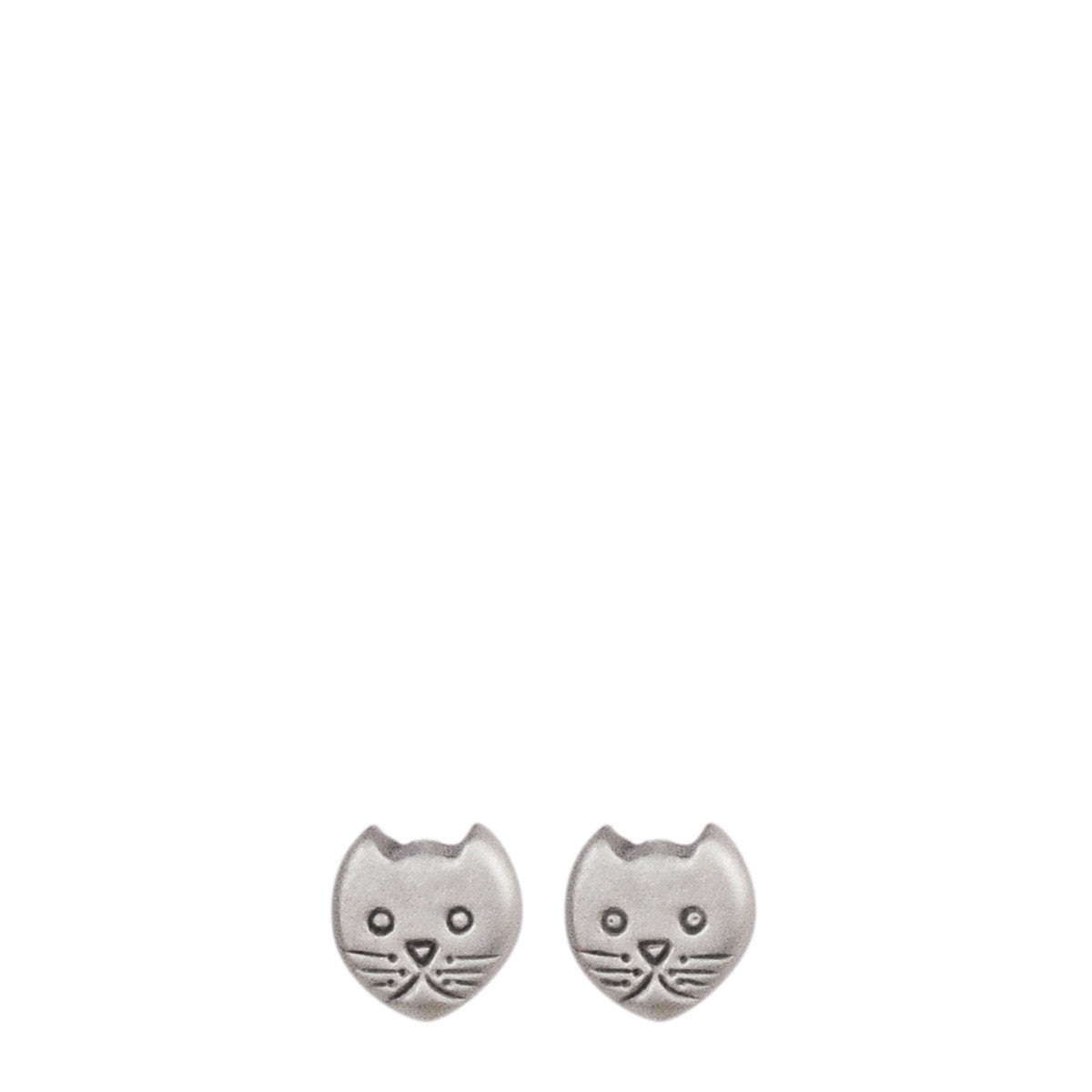 Sterling Silver Tiny Kitten Studs - Me&Ro