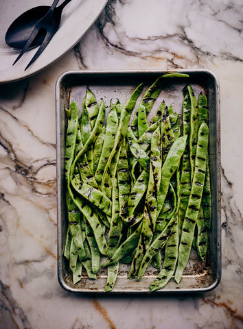 grilled summer beans