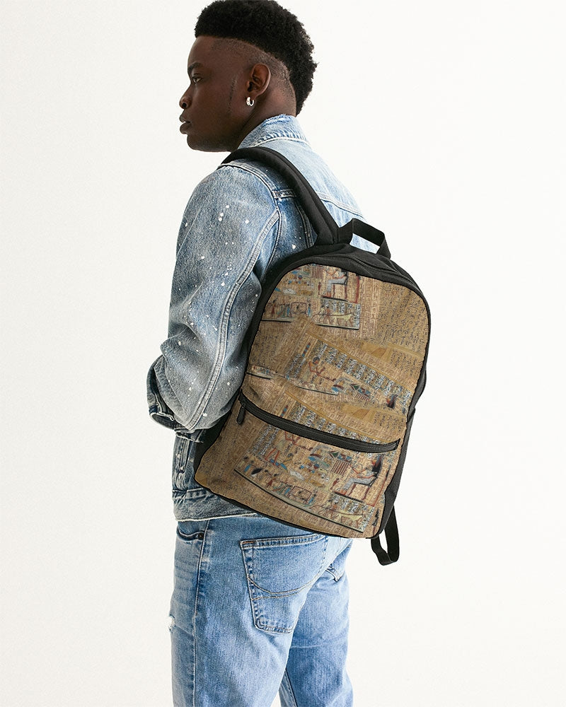 Walk like an Egyptian Small Canvas Backpack